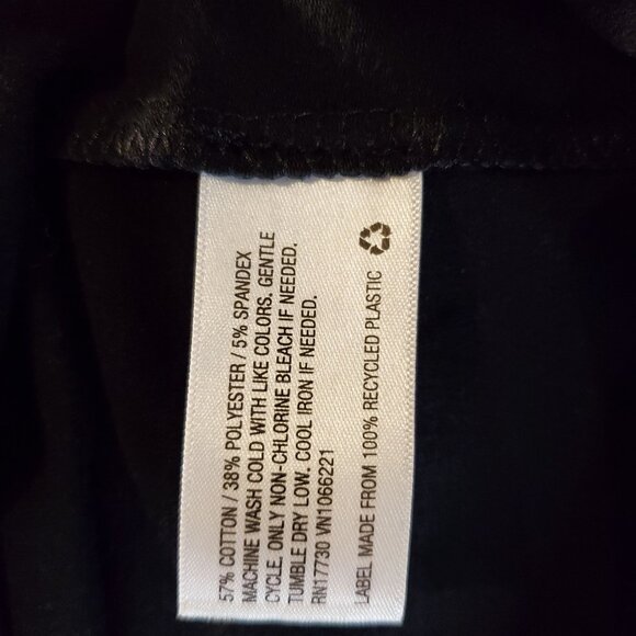 Preowned Isabel Maternity Knee Length Stretch Black Dress 3/4 Length Sleeve XXL - Picture 8 of 9